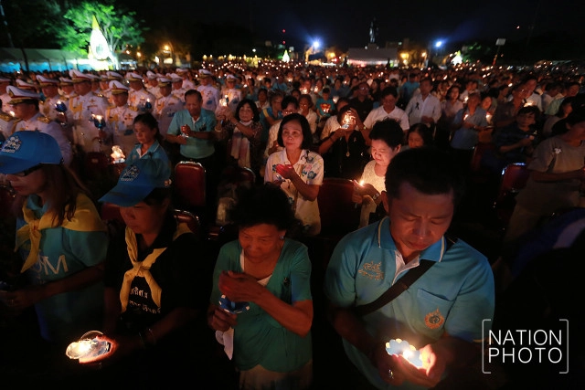 พิธีจุดเทียนถวายพระพรชัยมงคลเฉลิมพระเกียรติ สมเด็จพระนางเจ้าสิริกิติ์พระบรมราชินีนาถ