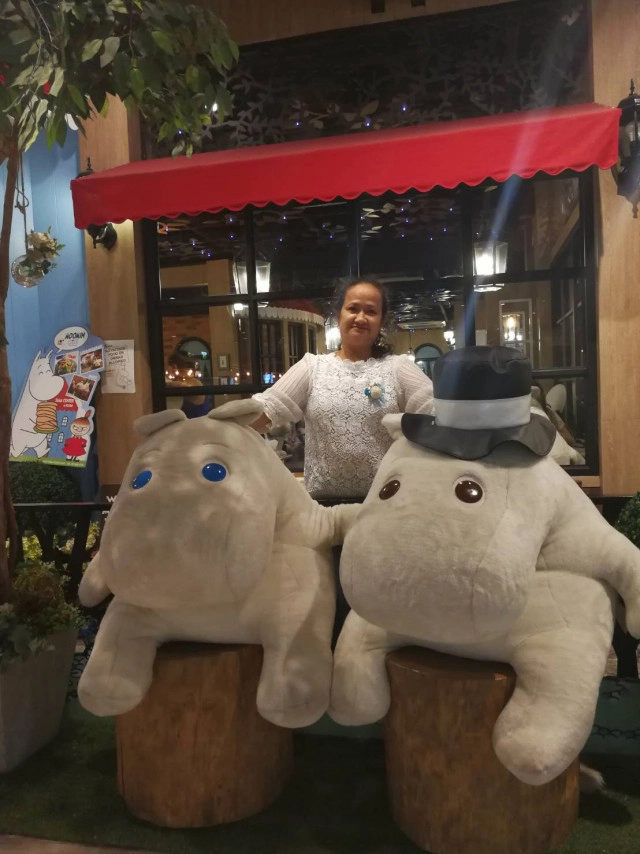 พาคุณแม่ไปนั่งมุ้งมิ้ง ที่ มูมิน คาเฟ่ (MOOMIN CAFE)