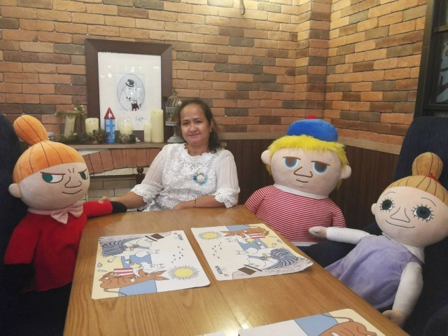 พาคุณแม่ไปนั่งมุ้งมิ้ง ที่ มูมิน คาเฟ่ (MOOMIN CAFE)