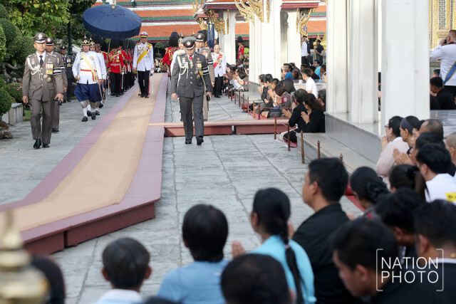 สมเด็จพระเจ้าอยู่หัว เสด็จฯ ทรงบำเพ็ญพระราชกุศลเฉลิมพระชนมพรรษาสมเด็จพระนางเจ้าสิริกิติ์ฯ