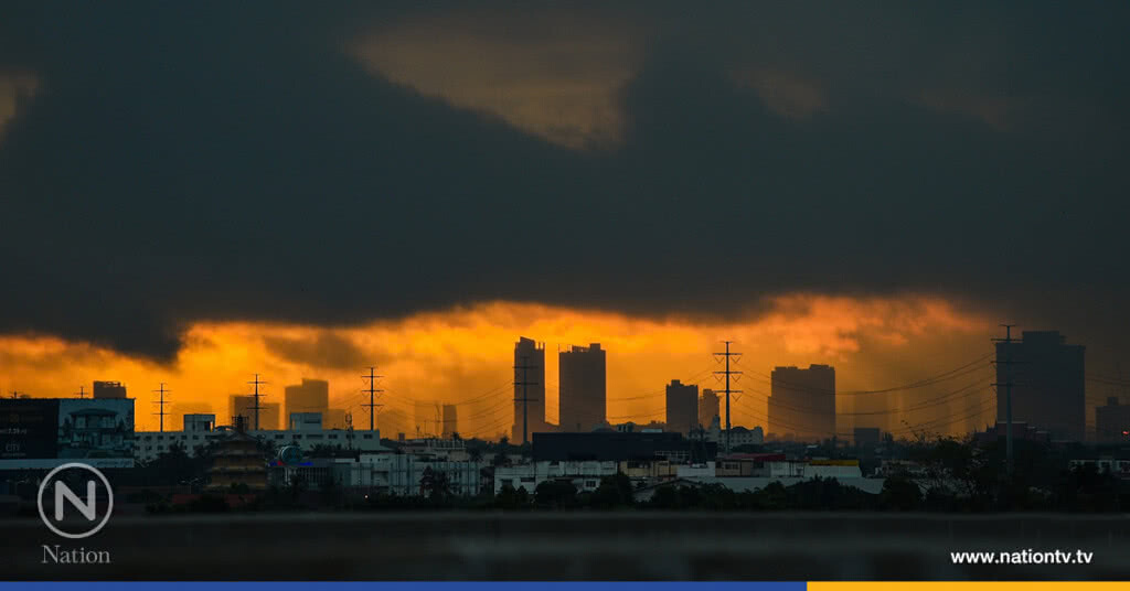 สภาพท้องฟ้าเหนือกทม. สภาพท้องฟ้าเหนือกทม.