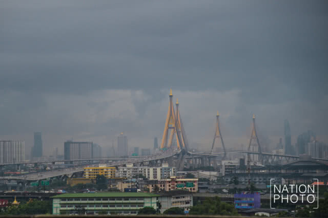 สภาพท้องฟ้าเหนือกทม.