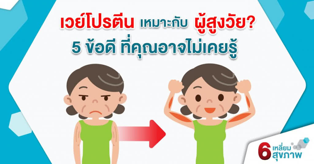 สูงวัย สมัยใหม่ ดูแลด้วย "เวย์โปรตีน" ใน 6 เหลี่ยมสุขภาพ สูงวัย สมัยใหม่ ดูแลด้วย "เวย์โปรตีน" ใน 6 เหลี่ยมสุขภาพ