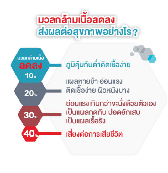 สูงวัย สมัยใหม่ ดูแลด้วย "เวย์โปรตีน" ใน 6 เหลี่ยมสุขภาพ