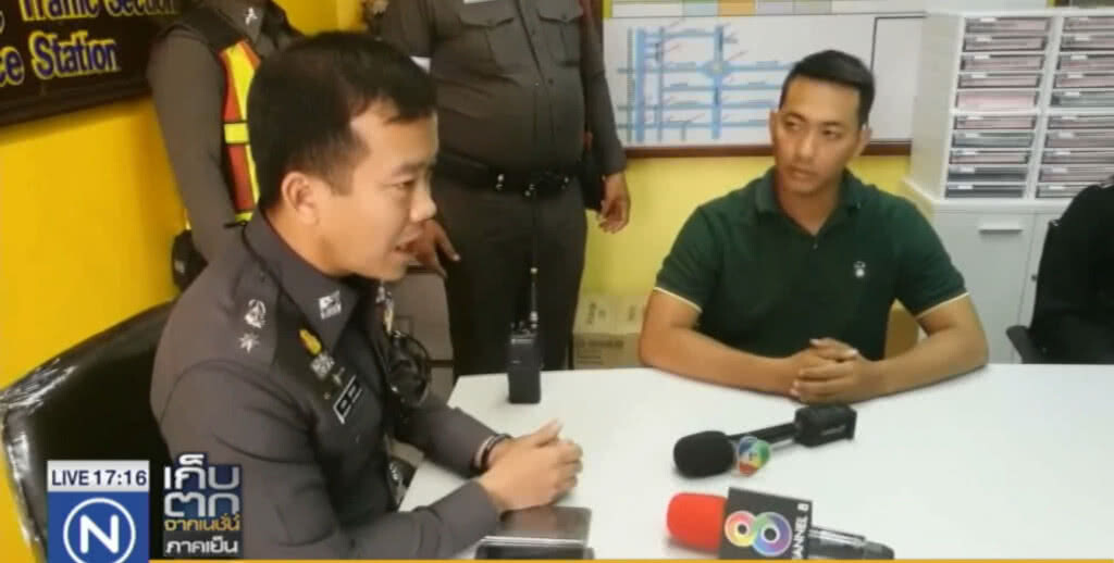 ตร.แจ้งจับหนุ่มถ่ายคลิปกล่าวหาจราจรเรียกรับเงิน