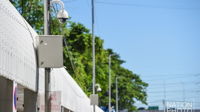 (ภาพชุด) ติดตั้ง CCTV เพิ่มรอบศาลฯวันพิพากษายิ่งลักษณ์