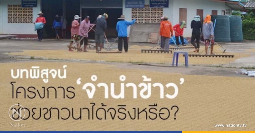 บทพิสูจน์โครงการ "จำนำข้าว" ช่วยชาวนาได้จริงหรือ?