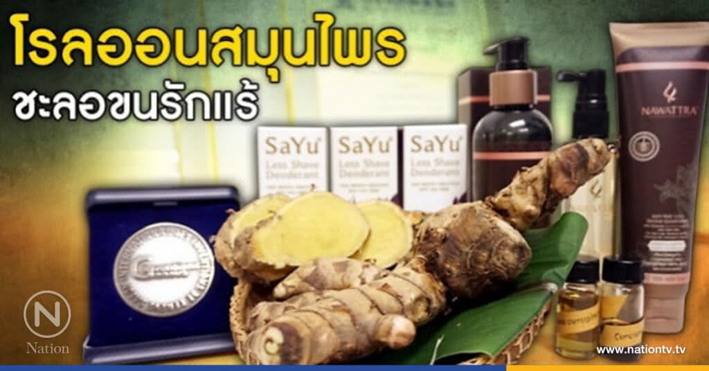 "โรลออนว่านมหาเมฆ" ชะลอขนรักแร้ "โรลออนว่านมหาเมฆ" ชะลอขนรักแร้