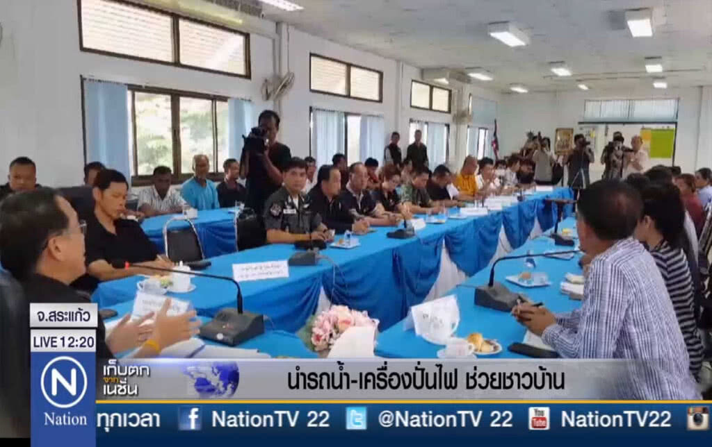 นำรถน้ำ-เครื่องปั่นไฟ ช่วยชาวบ้าน