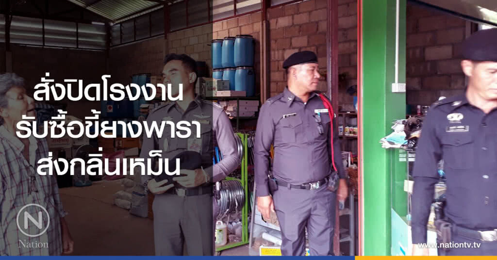 สั่งปิดโรงงาน
รับซื้อขี้ยางพารา
ส่งกลิ่นเหม็น สั่งปิดโรงงาน
รับซื้อขี้ยางพารา
ส่งกลิ่นเหม็น