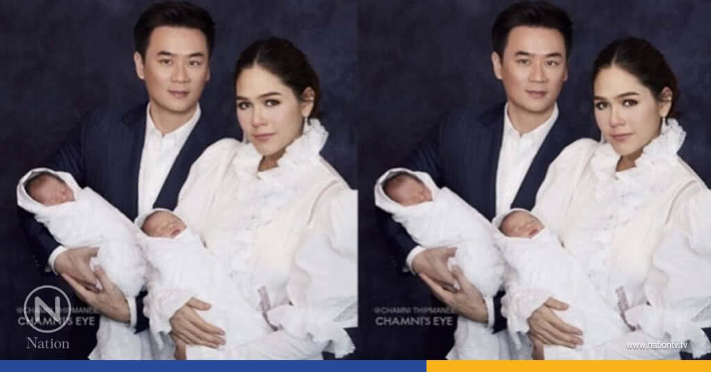 มาแล้ว!! ภาพ 'ธันเดอร์-สตอร์ม' ลูกแฝด 'แม่ชม'