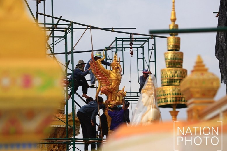 ตรวจความพร้อมพระเมรุมาศ (ภาพชุด)