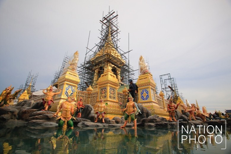 ตรวจความพร้อมพระเมรุมาศ (ภาพชุด)