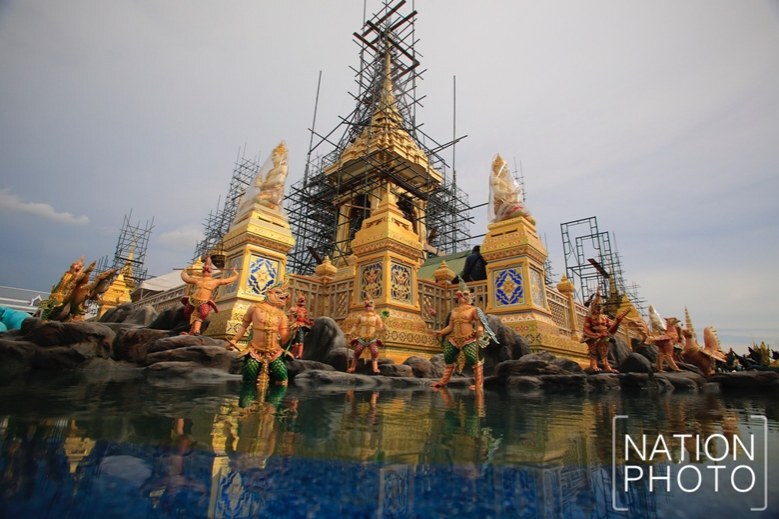ตรวจความพร้อมพระเมรุมาศ (ภาพชุด)