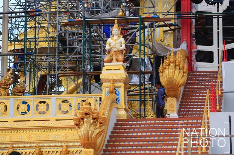 ตรวจความพร้อมพระเมรุมาศ (ภาพชุด)