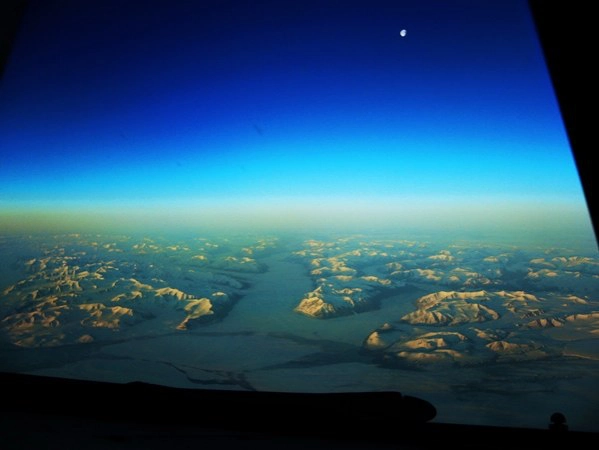 ภาพเดียวในโลก! จากห้องทำงานบนท้องฟ้า