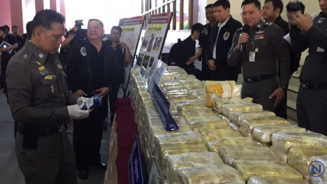 รอง ผบ.ตร.แถลงจับยาบ้า 4 ล้านเม็ด 