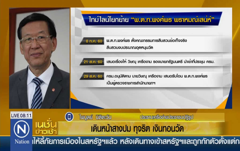 เดินหน้าสางปมทุจริต เงินทอนวัด เดินหน้าสางปมทุจริต เงินทอนวัด