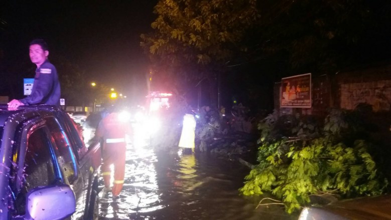 ฝนถล่มกรุงอ่วม !! ต้นไม้ล้ม-ท่วมขังหลายพื้นที่