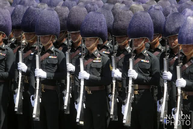 การฝึกซ้อมริ้วขบวนพระราชอิสริยยศเสมือนจริง