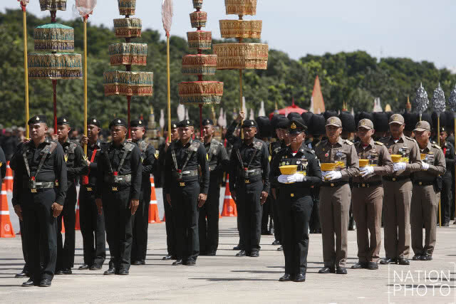 การฝึกซ้อมริ้วขบวนพระราชอิสริยยศเสมือนจริง