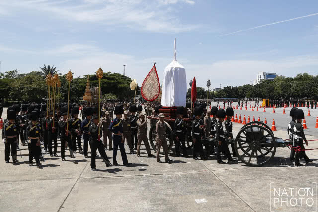 การฝึกซ้อมริ้วขบวนพระราชอิสริยยศเสมือนจริง