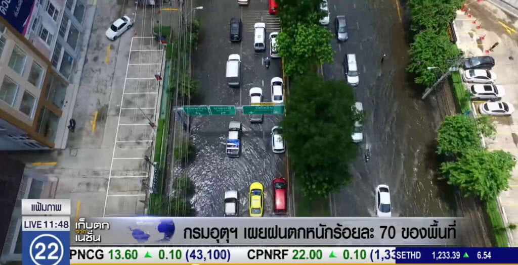 อุตุฯ เผยไทยมีฝนเพิ่มขึ้น กทม.ฝนตกหนักในบางแห่ง