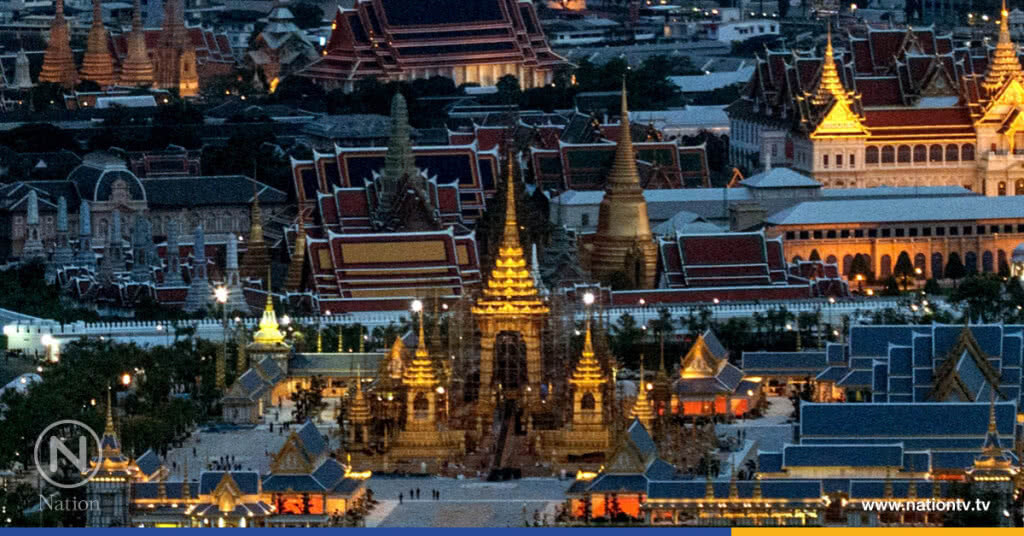 (คลิป) ภาพมุมสูง...พระเมรุมาศ ซึ่งใกล้เสร็จสมบูรณ์ (คลิป) ภาพมุมสูง...พระเมรุมาศ ซึ่งใกล้เสร็จสมบูรณ์