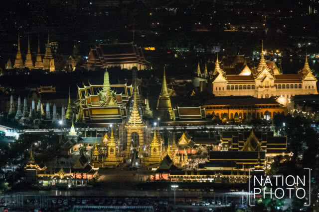 (คลิป) ภาพมุมสูง...พระเมรุมาศ ซึ่งใกล้เสร็จสมบูรณ์