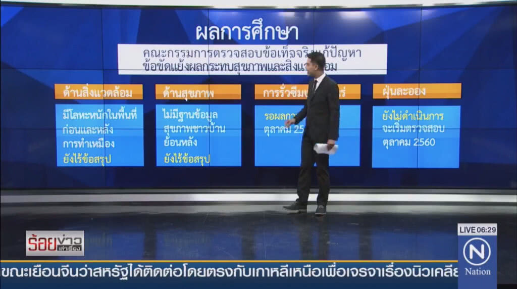 เตรียมเผยข้อเท็จจริง "บ่อกากแร่" เหมืองทองรั่วหรือไม่ ต.ค. นี้