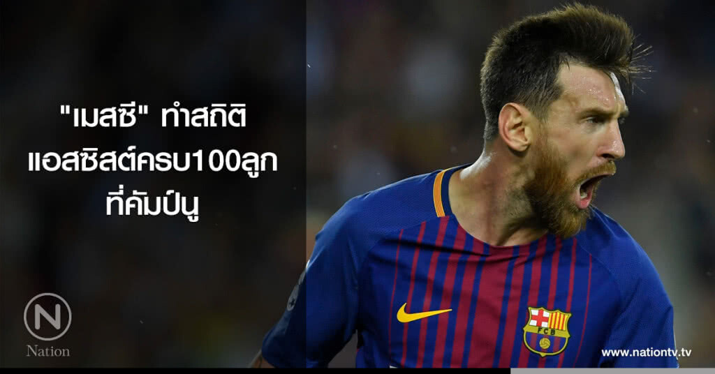 "เมสซี" ทำสถิติแอสซิสต์ ครบ100ลูกที่คัมป์นู "เมสซี" ทำสถิติแอสซิสต์ ครบ100ลูกที่คัมป์นู