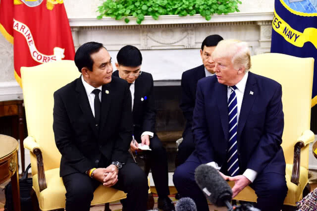 "ทรัมป์" บอก "ประยุทธ์" สหรัฐอยากลดขาดดุลการค้าไทย