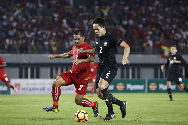 "ช้างศึก" อุ่นเครื่องฟีฟ่าเดย์ บุกทุบ พม่า 3-1