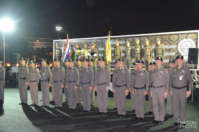 บช.น.ปล่อยแถวรักษาความสงบเตรียมงาน ‘ถวายพระเพลิงพระบรมศพ’