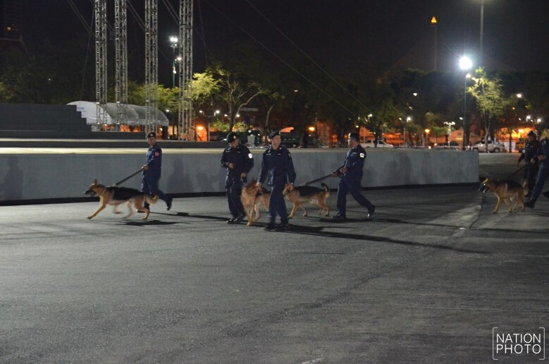 บช.น.ปล่อยแถวรักษาความสงบเตรียมงาน ‘ถวายพระเพลิงพระบรมศพ’