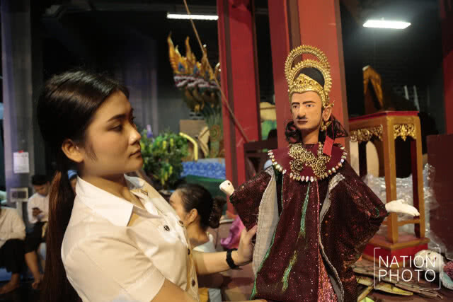 ซ้อมการแสดงหุ่นกระบอกและหุ่นหลวง เตรียมงานถวายพระเพลิงพระบรมศพ