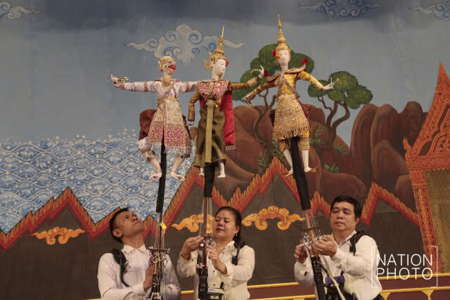 ซ้อมการแสดงหุ่นกระบอกและหุ่นหลวง เตรียมงานถวายพระเพลิงพระบรมศพ