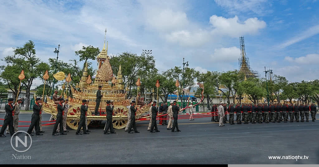 การซ้อมย่อยริ้วขบวนพระบรมราชอิสริยยศฯ วันแรก 7 ต.ค.