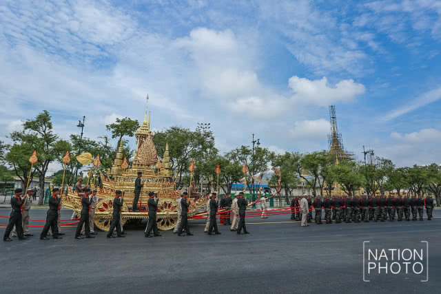 การซ้อมย่อยริ้วขบวนพระบรมราชอิสริยยศฯ วันแรก 7 ต.ค.