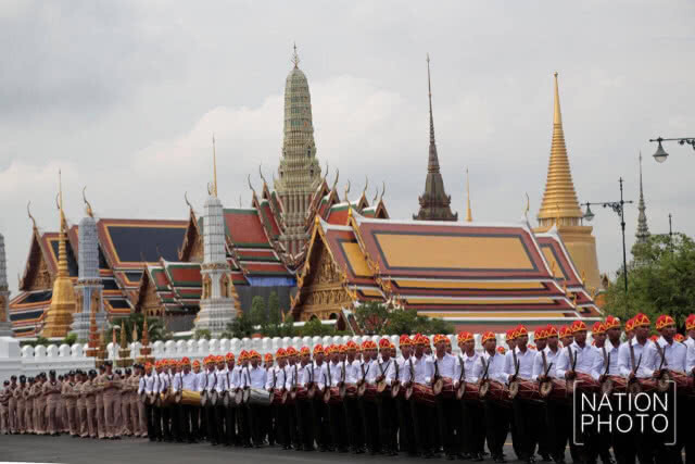 (ภาพชุด)การซ้อมย่อยริ้วขบวนพระราชอิสริยยศฯ วันแรก