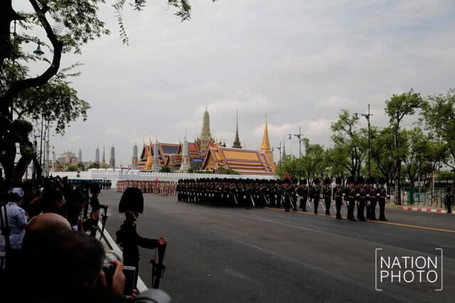 (ภาพชุด)การซ้อมย่อยริ้วขบวนพระราชอิสริยยศฯ วันแรก