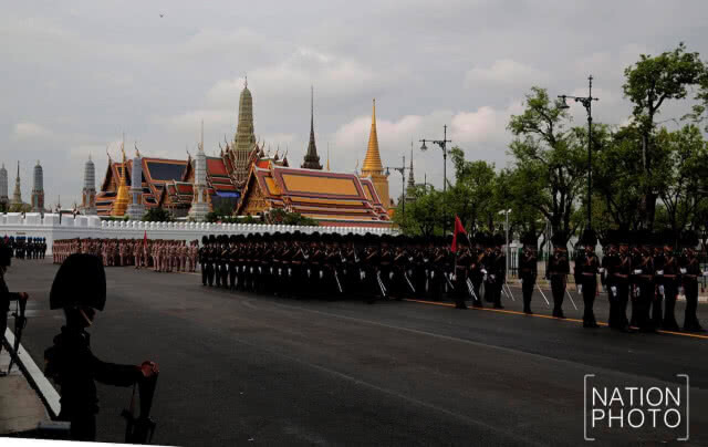 (ภาพชุด)การซ้อมย่อยริ้วขบวนพระราชอิสริยยศฯ วันแรก