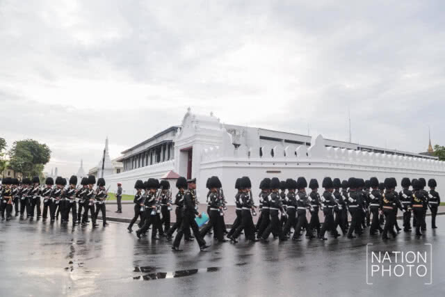ซ้อมเคลื่อนริ้วขบวนพระราชอิสริยยศฯ วันแรก ในสถานที่จริง