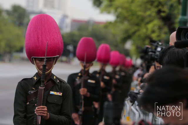 ซ้อมเคลื่อนริ้วขบวนพระราชอิสริยยศฯ วันแรก ในสถานที่จริง