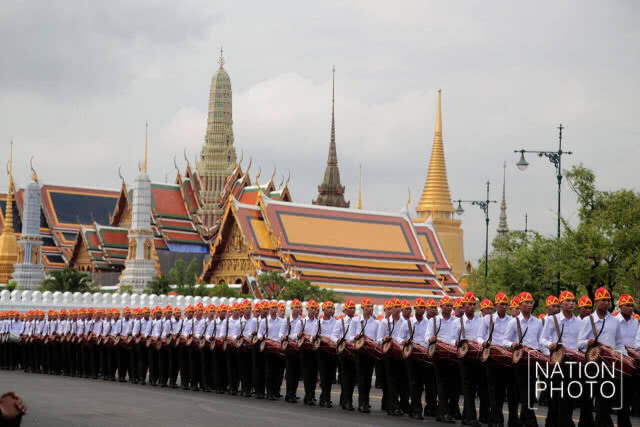 (ภาพชุด)การซ้อมย่อยริ้วขบวนพระราชอิสริยยศฯ วันแรก
