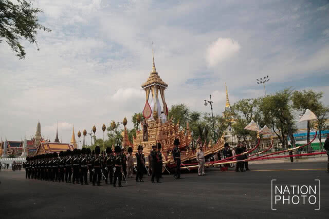 (ภาพชุด)การซ้อมย่อยริ้วขบวนพระราชอิสริยยศฯ วันแรก