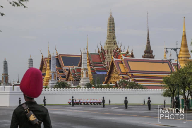 ซ้อมเคลื่อนริ้วขบวนพระราชอิสริยยศฯ วันแรก ในสถานที่จริง