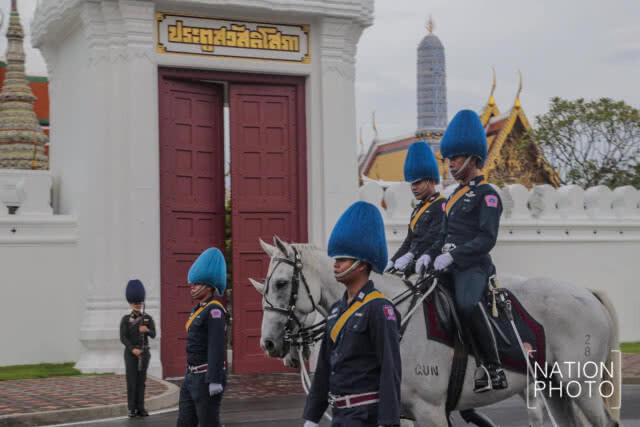 ซ้อมเคลื่อนริ้วขบวนพระราชอิสริยยศฯ วันแรก ในสถานที่จริง