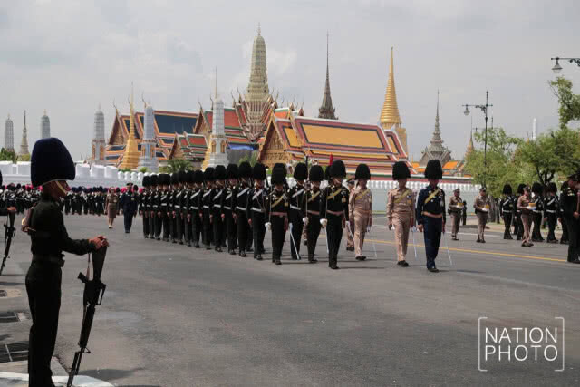 (ภาพชุด)การซ้อมย่อยริ้วขบวนพระราชอิสริยยศฯ วันแรก