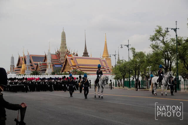 (ภาพชุด)การซ้อมย่อยริ้วขบวนพระราชอิสริยยศฯ วันแรก